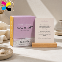 Impression de cartes personnalisées en gros, cartes flash durables de haute qualité pour enfants, éducatives