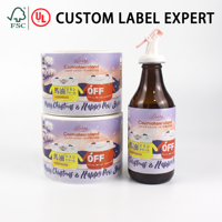 Étiquettes autocollantes personnalisées résistantes aux produits chimiques, imperméables et anti-huile pour bouteilles de nettoyant en spray, étiquettes de détergent