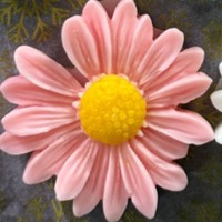 Mini Bougie en Cire de Soja Parfumée à la Camomille Marguerite, Cadeau Romantique pour la Saint-Valentin, Anniversaire, Décoration d'Intérieur, Souvenir Parfumé, Faveur de Mariage