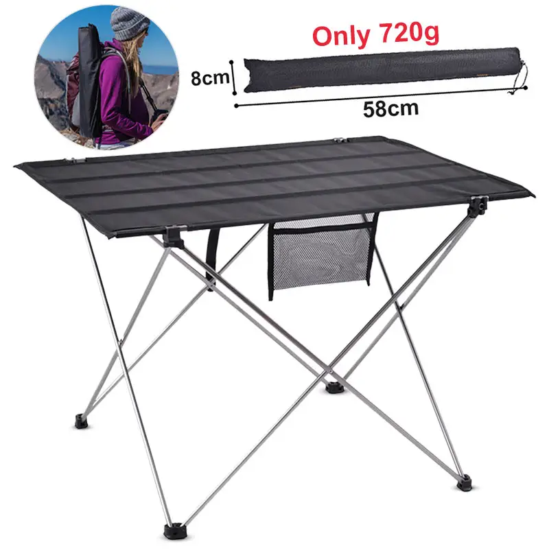 Outdoor Camping Tafel Draagbare Opvouwbare Bureau Ultralight Aluminium Wandelen Klimmen Picknick Folding Tafels