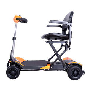 Scooter électrique pliable léger à 4 roues, design fauteuil à dossier haut, portable pour usage extérieur, moteur 250W pour personnes à mobilité réduite - Product Image 5