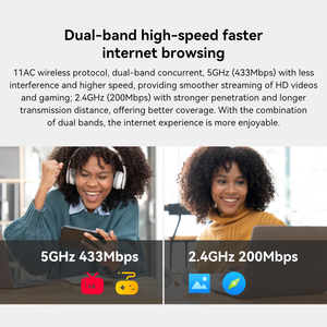 LB-LINK BL-WN650BT 650Mbps Dual Band Usb Netwerkkaart Duurzame Constructie Langdurige Prestaties Voor <span class=keywords><strong>Bluetooth</strong></span> 4.2 Draadloze T - Product Image 4
