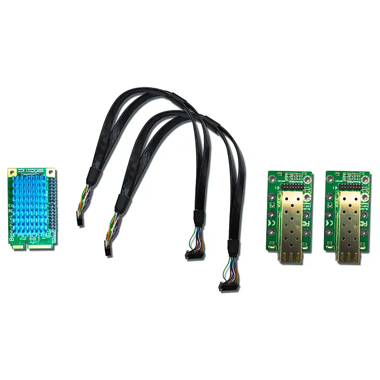 BL-GED210S-MINIPCIE Hochgeschwindigkeits-Mini-PCI zu Dualer SFP Gigabit Ethernet SFP Schnittstelle PCI NIC Netzwerkkarte für Server
