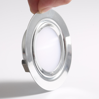 Mini Projecteur LED Moderne pour Extérieur IP65 Étanche 12V 24V Ultra-Mince RGBW Downlight pour Plafond Salle de Bain Lampe 3W E27/B22 Base