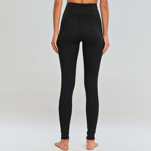 Vente en gros de pantalons noirs collants de fitness et de gymnastique leggings serrés <span class=keywords><strong>anti</strong></span>-<span class=keywords><strong>cellulite</strong></span> leggings d'entraînement extensibles pour femmes - Product Image 4