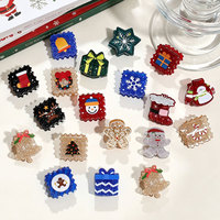 Pince à Cheveux Créative Personnalisée Noël Mini Décorative Mignonne Père Noël Flocon de Neige Élan pour Femme
