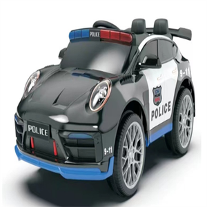 Iki koltuk üzerinde bebek bisikleti 12v pil güç tekerlek çocuklar çocuklar için araba polis arabası elektrikli binmek - Product Image 6