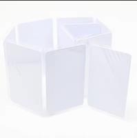 Carte NFC RFID CPU 13,56 MHz Thinmoo en PVC, porte-clés de bureau, logo personnalisé, étanche/résistant aux intempéries, puce Linux OS 486 pour contrôle d'accès
