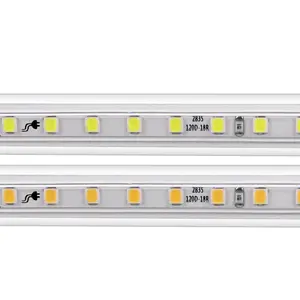 AC 110V 220V LED 스트립 조명 2835SMD 120LED/m 유연한 야외 램프 방수 LED 테이프 EU/미국 전원 플러그 없음