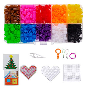 Wholesale Online Girls Play Set 5mm Different Color DIY Plastic Perler Fuse Beads Toys Cheap 5mm DIY Ironing Beads