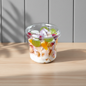 Bicchieri in PET Monouso a Parete Singola per Alimenti, Confezioni Blister, Diametro 117MM, 24oz, per Frutta/Gelato/Boba/Dessert - Product Image 3