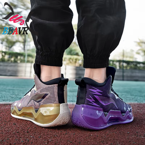Chaussures de basket décontractées en gros, haute qualité, tailles 36 à 45, en caoutchouc, maille et cuir synthétique, logo personnalisable, 1 paire - Product Image 5