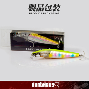 Leurre de pêche flottant Minnow 99mm 15g en tungstène, appât dur pour lancer loin, pour la pêche au bar en eau salée, vente en gros - Product Image 6