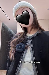 Fortune <span class=keywords><strong>Otaku</strong></span> enfants alliage Corsage broche 6.6cm Super forme camélia petit Denim parfumé Style Corsage placage mode - Product Image 4