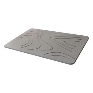 Tapis de bain antidérapant en pierre de diatomite de haute qualité, absorbant et à séchage rapide, pour salle de bain, toilettes, sol et entrée. - Product Image 3