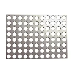 Sheet Metal For Speaker Iron Plate Punched Hot Dipped Galvanized Silver Perforated Spring Wire Stainless Steel Metal Mesh