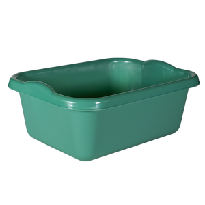 Cubo Rectangular de 14 Litros, Verde, de Polipropileno, Multiusos, para Almacenamiento y Limpieza - Product Image 1