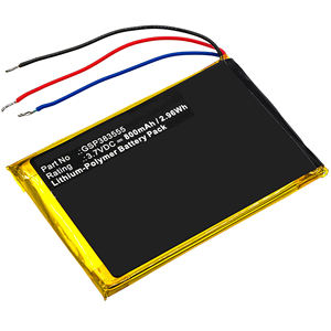 JBLクリップ<span class=keywords><strong>2</strong></span>クリップ<span class=keywords><strong>2</strong></span>用スピーカーバッテリーANCLIP2BLKAM CS056US P04405201 GSP383555 <span class=keywords><strong>3</strong></span>.7V/mA - Product Image 3