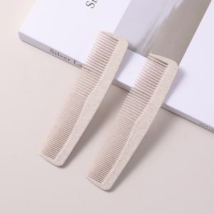 Peignes jetables en plastique personnalisés pour salle de bain <span class=keywords><strong>d</strong></span>'hôtel avec logo, peigne <span class=keywords><strong>à</strong></span> cheveux écologique biodégradable en paille de blé - Product Image 4