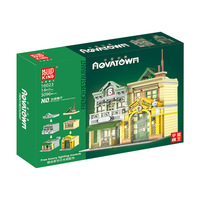 Mould King 16023 Building Street View French Restaurant Building blocks Sets