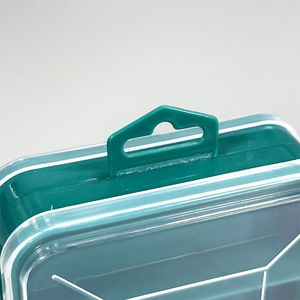 Boîte de rangement en plastique double face 160X92X44 antistatique avec couvercle, organisateur de bureau rectangulaire, écologique - Product Image 1