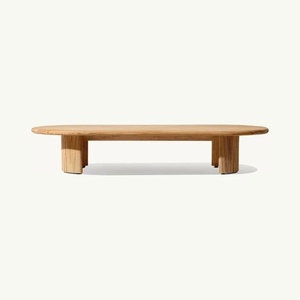 Muebles de Jardín de Diseño Moderno, Madera de Teca, Resistentes al Agua, con Brasero, Conjuntos de Sofás para Exteriores, Patio, Jardín de Lujo - Product Image 5