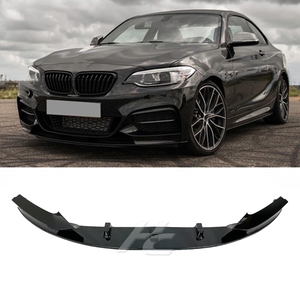 HC Auto rimontaggio parti lucide nero labbro anteriore Splitter per <span class=keywords><strong>BMW</strong></span> serie <span class=keywords><strong>2</strong></span> F22 coupé 2014 2015 2016 2017 2018 <span class=keywords><strong>2019</strong></span> 2020 2021 - Product Image 1