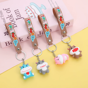 Backpack Key Pendant Stylish Fashionable Animal Series Made of PVC Rubber Material Keychain