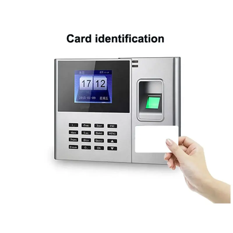 Employees Biometric Fingerprint Time Recorder Machine Finger Print Biometric Time Attendance Machine