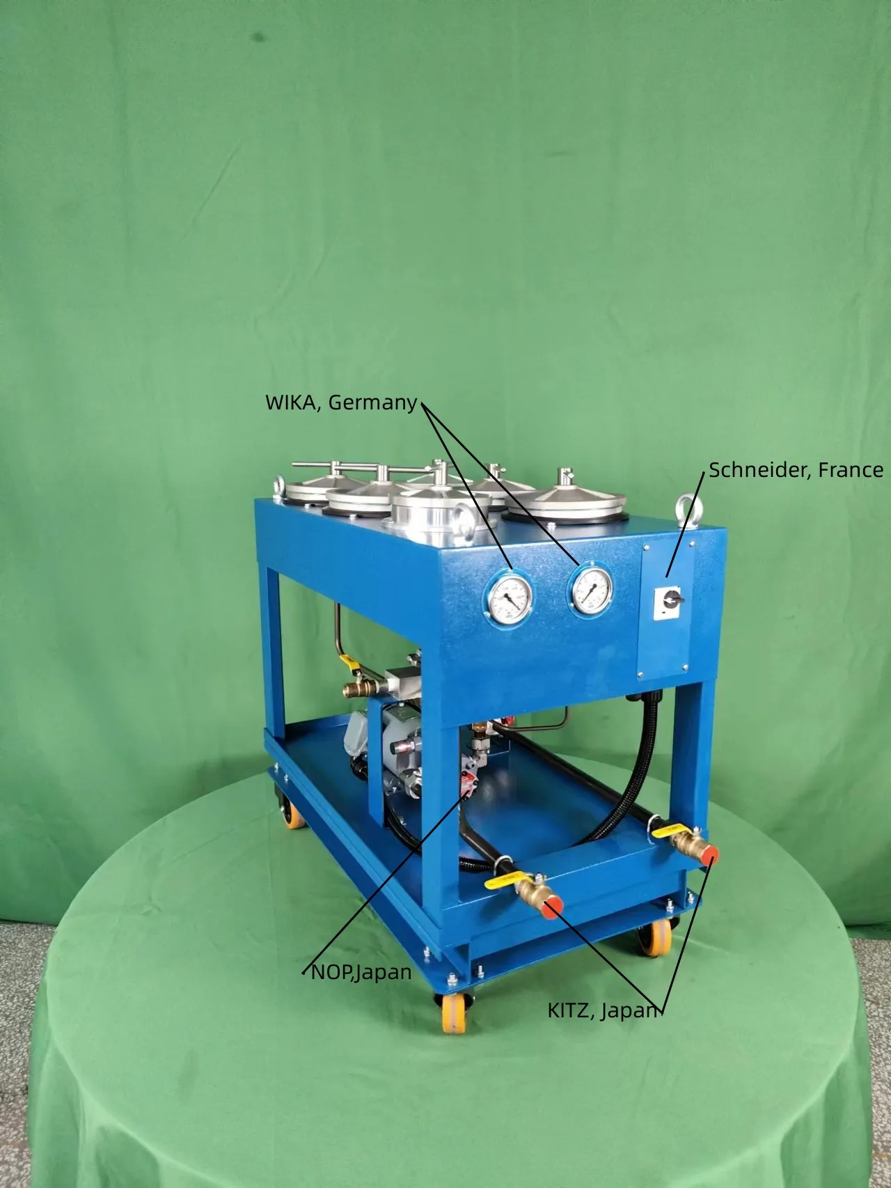 Purificatore di olio della raffineria portatile di trattamento dell'olio di alta qualità