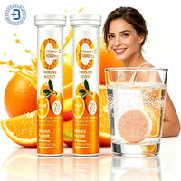 Comprimés effervescents de vitamines et suppléments OEM, complément alimentaire à base de plantes, comprimés effervescents de vitamine C + zinc + vitamine D