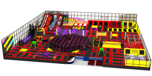 Parque de Trampolines con Muro de Escalada, Pista de Obstáculos Ninja Warrior - Product Image 3