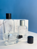 Botol semprot kabut LOGO dapat disesuaikan botol parfum kaca mewah botol kaca parfum isi ulang dengan kotak