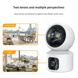 Caméra de sécurité intérieure Wifi intelligente <span class=keywords><strong>à</strong></span> double objectif 4MP avec détection de mouvement humain par IA, alerte, stockage dans le cloud, application Tuya Smart, OEM/ODM - Product Image 3
