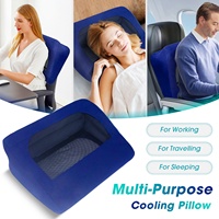 Oreiller de camping gonflable portable ultraléger pour couples-Lavable multi-positions pour les voyages, la randonnée et les aventures en plein air