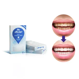 Tiras blanqueadoras de dientes para dientes 14 pares 28 Uds tiras blanqueadoras de dientes 10% peróxido de carbamida blanqueamiento Dental