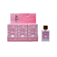 Parfum Arab Lat Lara 30ml Botol Mini Persegi Cairan Ramah Lingkungan Ukuran Perjalanan Portabel Aroma Arab Tahan Lama