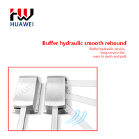 HUAWEI Garde-robe Lifter Amortisseur Tampon Rail Tige de Placard pour Armoire Chambre Quincaillerie Garde-robe Hydraulique Accessoires