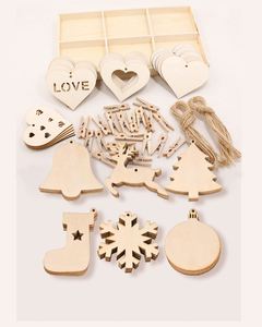 Llavero de Madera Grabado con Láser en Forma de Corazón Personalizado, Llavero de Bambú con Diseño de Amor, Te Amo - Product Image 3