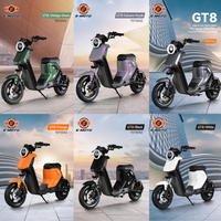 Moto électrique tout-terrain 1200W sans balais, 14 pouces, 60V, cadre en acier haute résistance, amortisseur hydraulique, 65 km/h