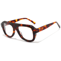 G7-6757 Montures de lunettes ovales pour hommes, montures complètes, acétate de haute qualité, lunettes de lecture confortables, utilisation sur ordinateur, livraison rapide
