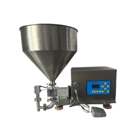 Machine de remplissage de liquides à haute viscosité en acier inoxydable pour sirop, savon, huile, miel, chocolat, gel, pâte cosmétique
