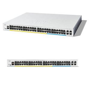 Switch Ethernet Gigabit Administrado de 48 Puertos, C1300-48FP-4X, Original Sellado, PoE+, 4 Puertos SFP+ de 10GbE, Capa 3 - Product Image 1