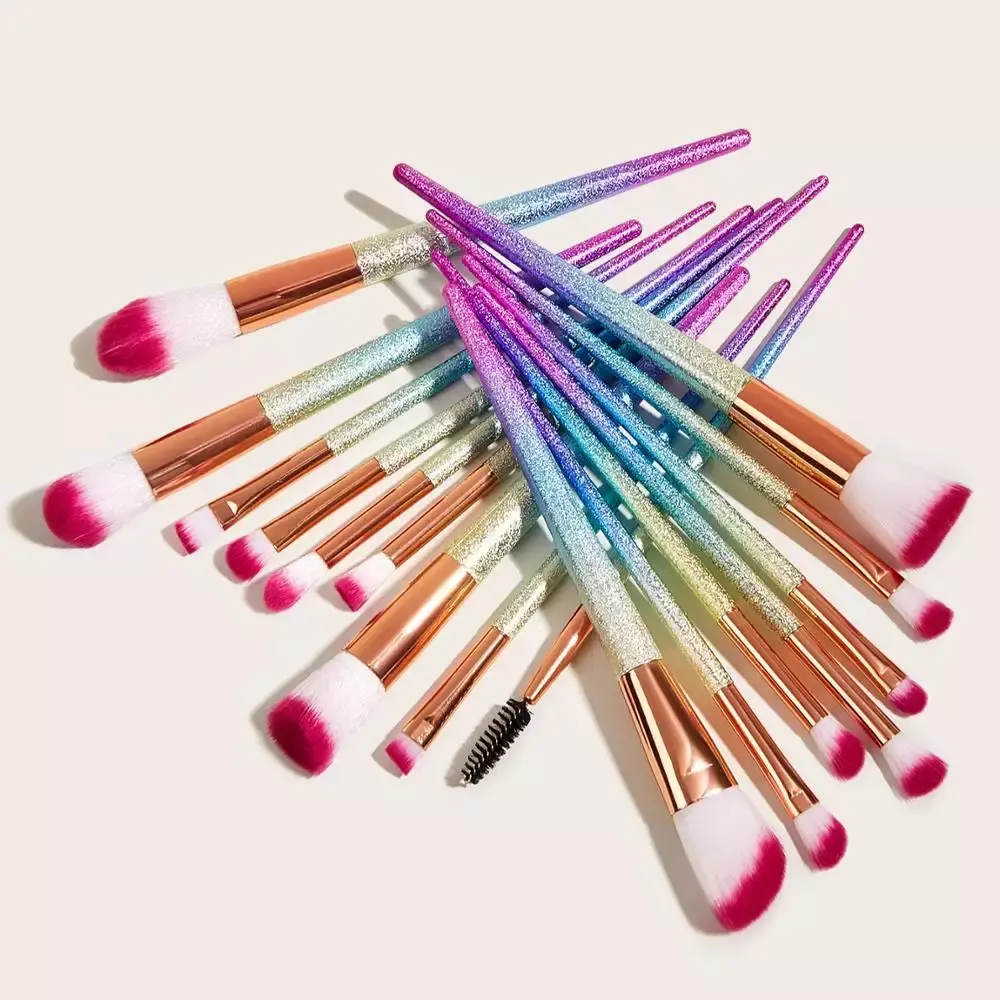 JIENIYA 2022 Best Seller colorful Synthetic Makeup Brushes 16pcs Makeup Brush Set Make Up brushes