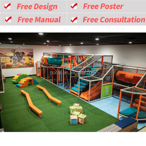 Équipement de jeu intérieur très demandé pour les écoles et les centres commerciaux – Aire de jeux souple pour enfants en plastique durable - Product Image 2