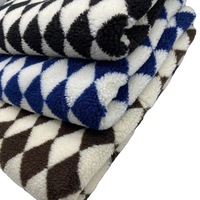 Nouveau Produit 100% Polyester Textile Un Côté Impression Sherpa Polaire Tissu