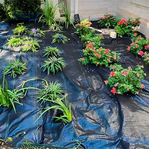 Toile de paillage en plastique robuste anti-UV en PP, facile à installer, pour jardins - Product Image 2