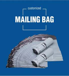 Sacs d'expédition express populaires, résistants, anti-effraction, biodégradables, avec impression de logo autocollante, sac de courrier pour la livraison - Product Image 4