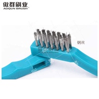 Poignée en plastique Fil De Cuivre Brosse À Dents En Nylon Polissage Brosse