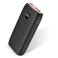 Banque d'alimentation pour ordinateur portable ultra-mince avec affichage LED rechargeable à charge rapide bidirectionnelle PD 60W 30000mah